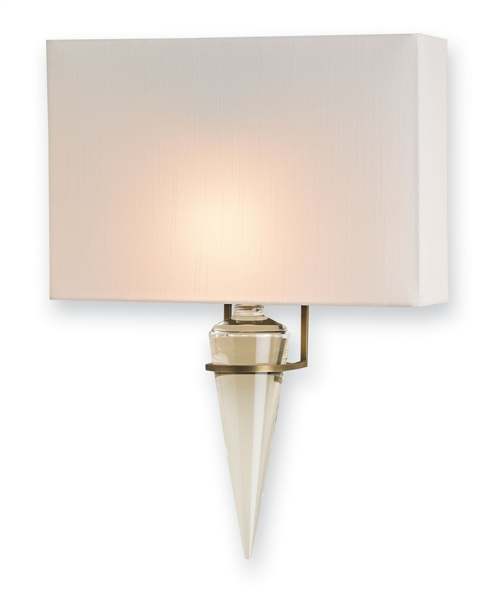 Larsen Wall Sconce in Polished Nickel design by Currey and Company