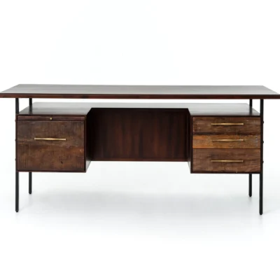 Lauren Desk in Natural Peroba