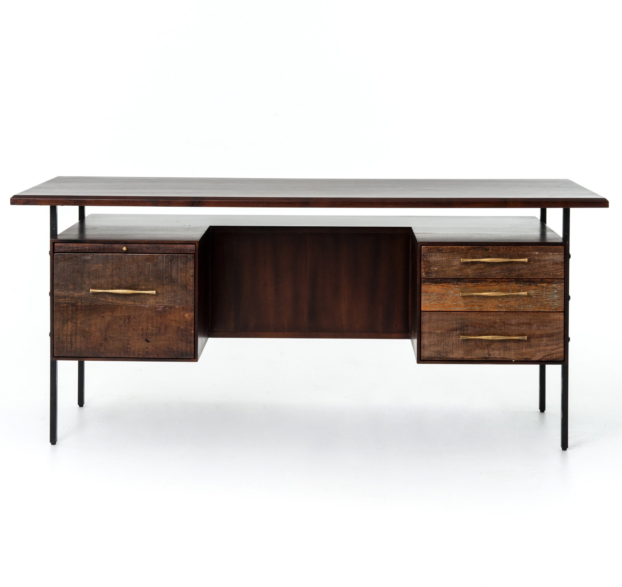 Lauren Desk in Natural Peroba