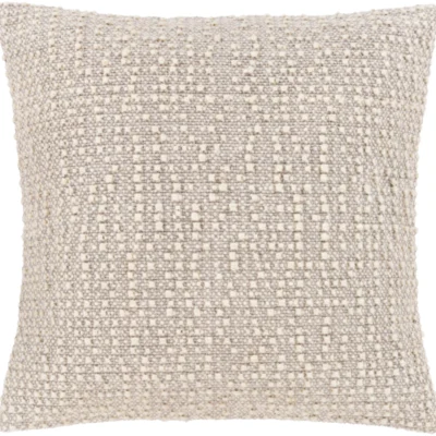 Leif Woven Pillow in Ivory