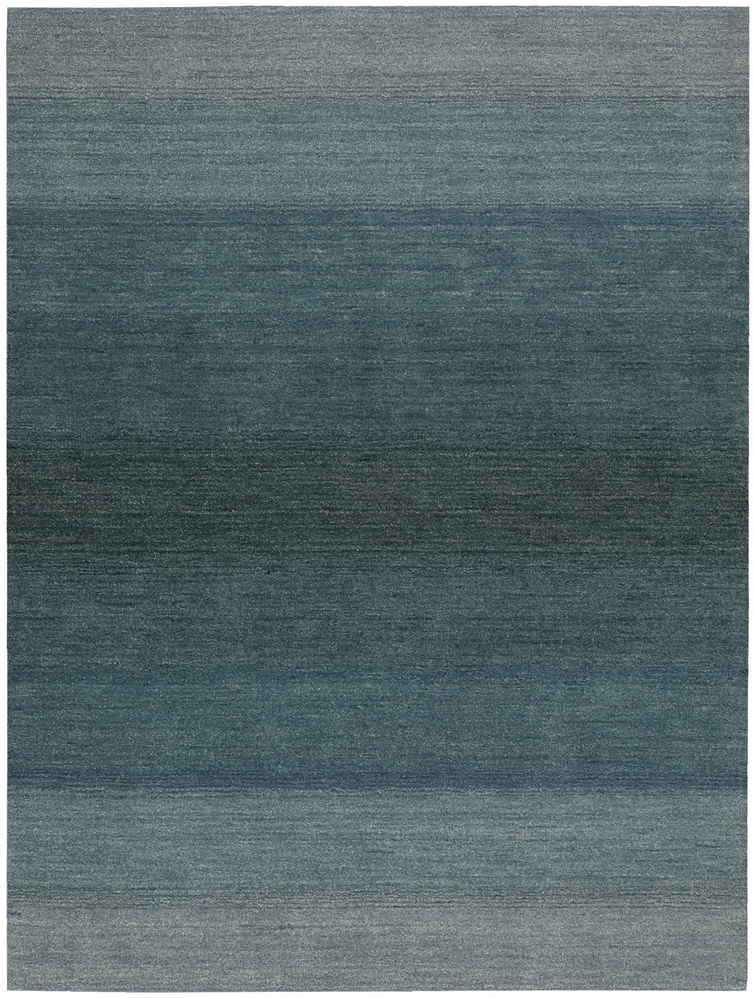 Linear Glow 100 Wool Area Rug in Aqua design by Calvin Klein Home