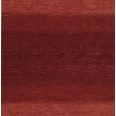 Linear Glow 100 Wool Area Rug in Sumac design by Calvin Klein Home