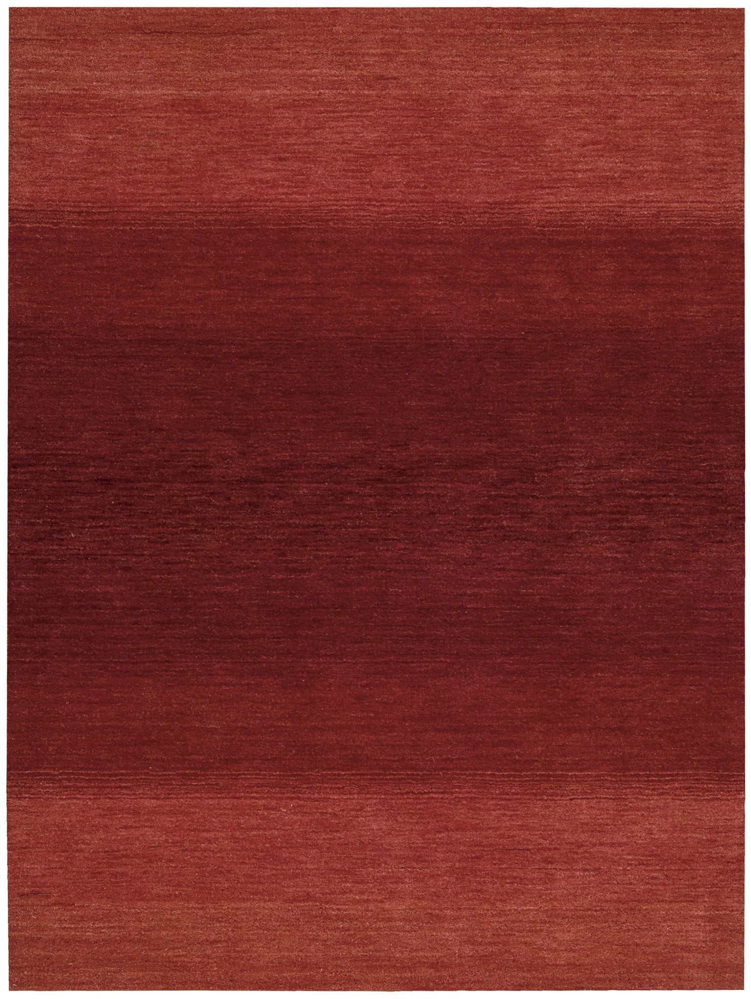 Linear Glow 100 Wool Area Rug in Sumac design by Calvin Klein Home