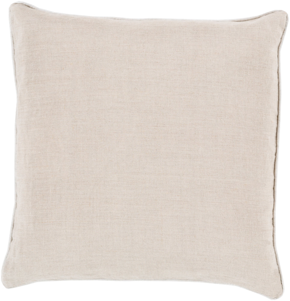 Linen Piped Woven Pillow