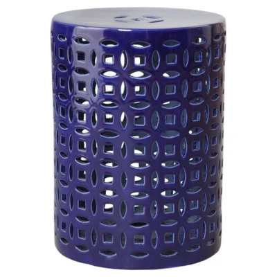 Linked Fortune Stool in Blue design by Emissary