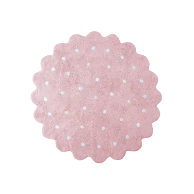 Little Biscuit Rug in Pink design by Lorena Canals