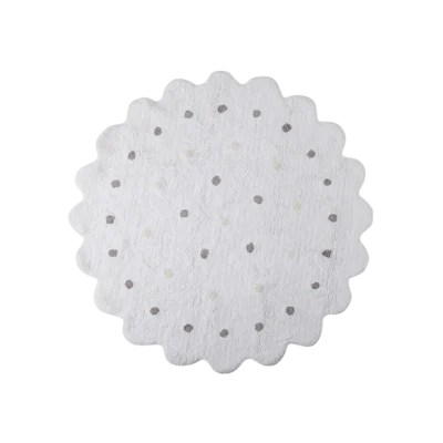 Little Biscuit Rug in White design by Lorena Canals