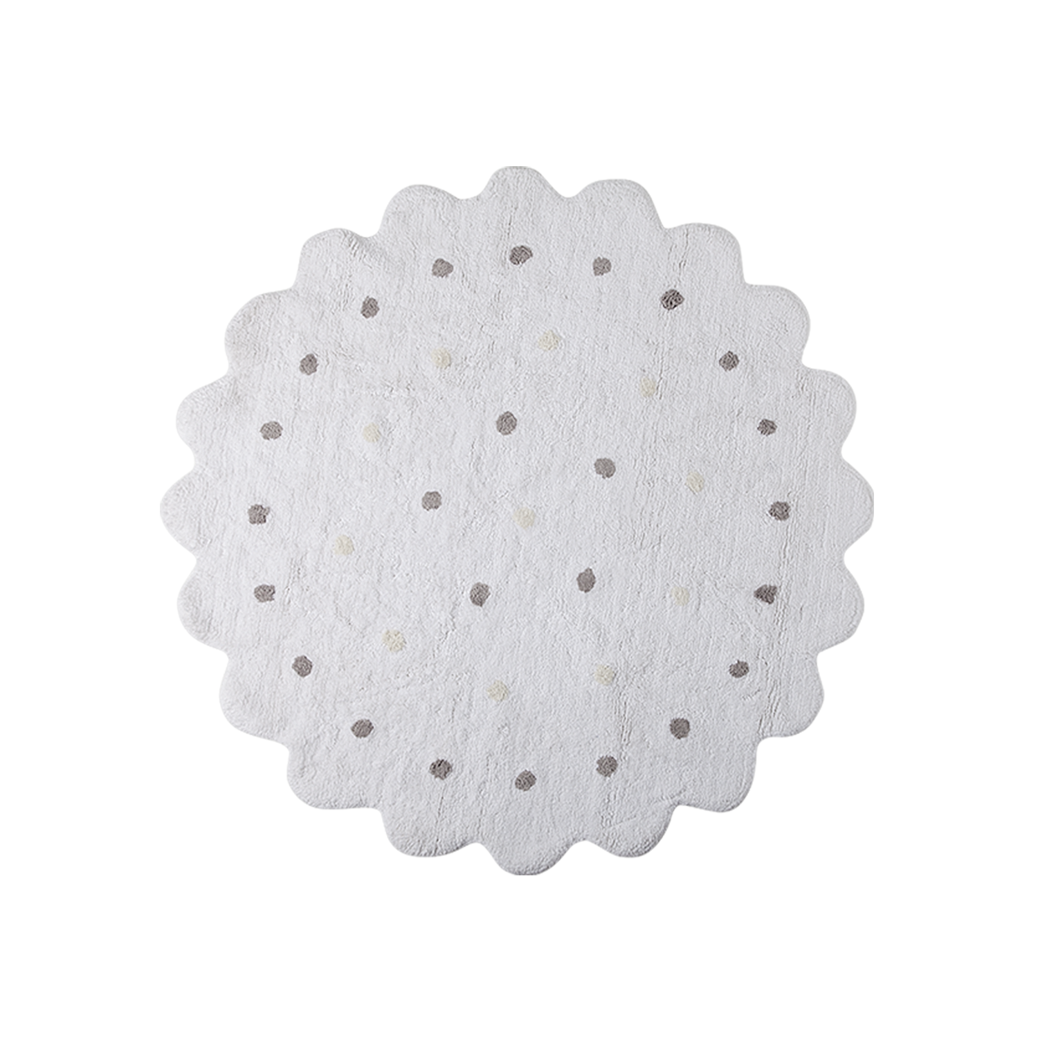 Little Biscuit Rug in White design by Lorena Canals