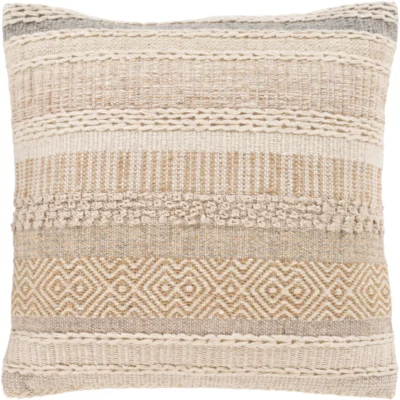 Lorens Woven Pillow in Camel