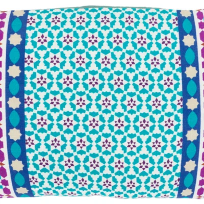 Lucent Woven Pillow in Teal