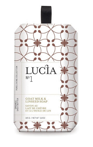 Lucia Goat Milk and Linseed Soap design by Lucia