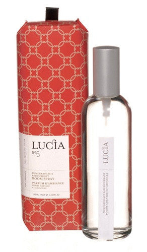 Lucia Pomegranate and Red Currant Room Spray design by Lucia