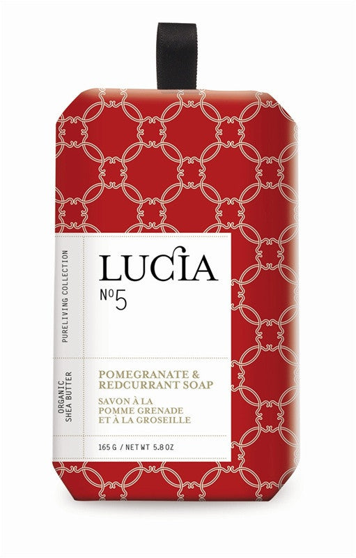 Lucia Pomegranate and Redcurrant Soap design by Lucia