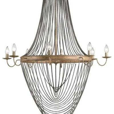 Lucien Chandelier Large design by Currey and Company