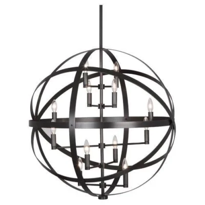 Lucy Collection 12 Light Pendant design by Robert Abbey