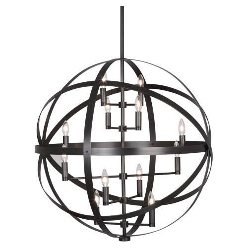 Lucy Collection 12 Light Pendant design by Robert Abbey