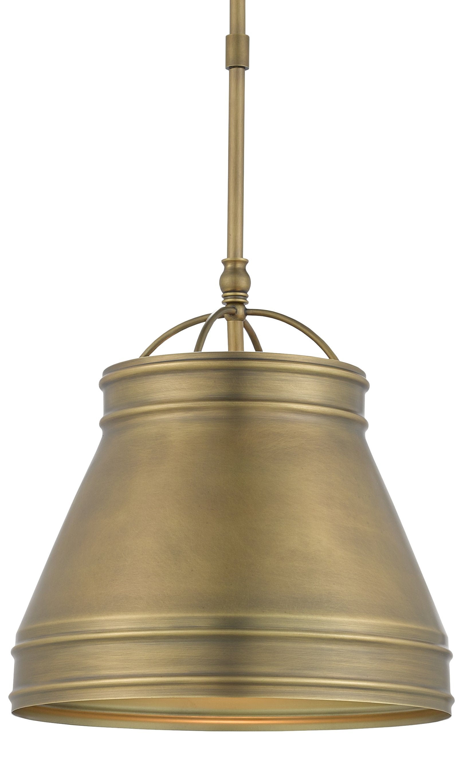 Lumley Brass Pendant by Currey and Company