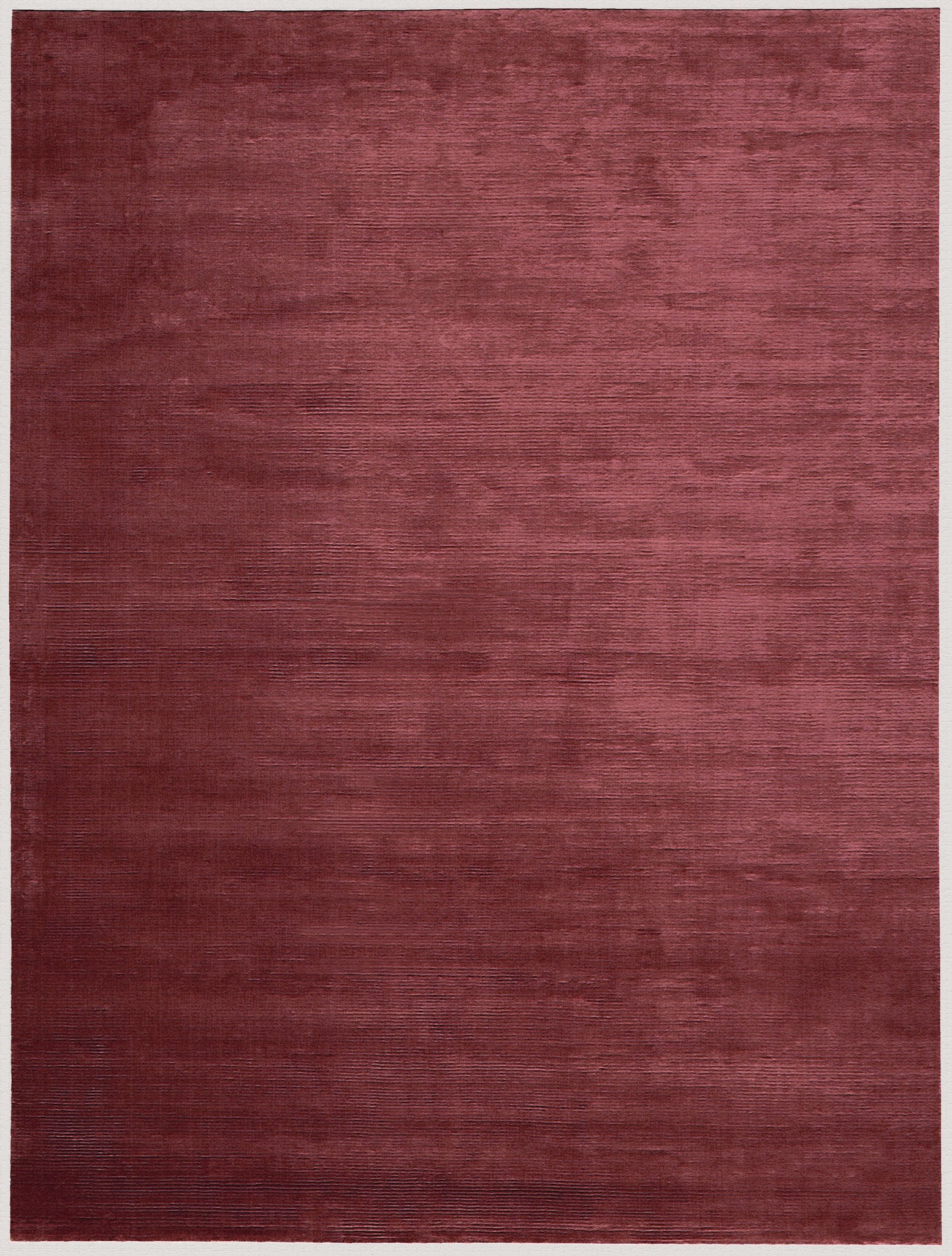 Lunar 100 Viscose Area Rug in Garnet design by Calvin Klein Home