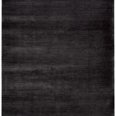 Lunar 100 Viscose Area Rug in Obsidian design by Calvin Klein Home