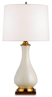 Lynton Table Lamp in Cream design by Currey and Company