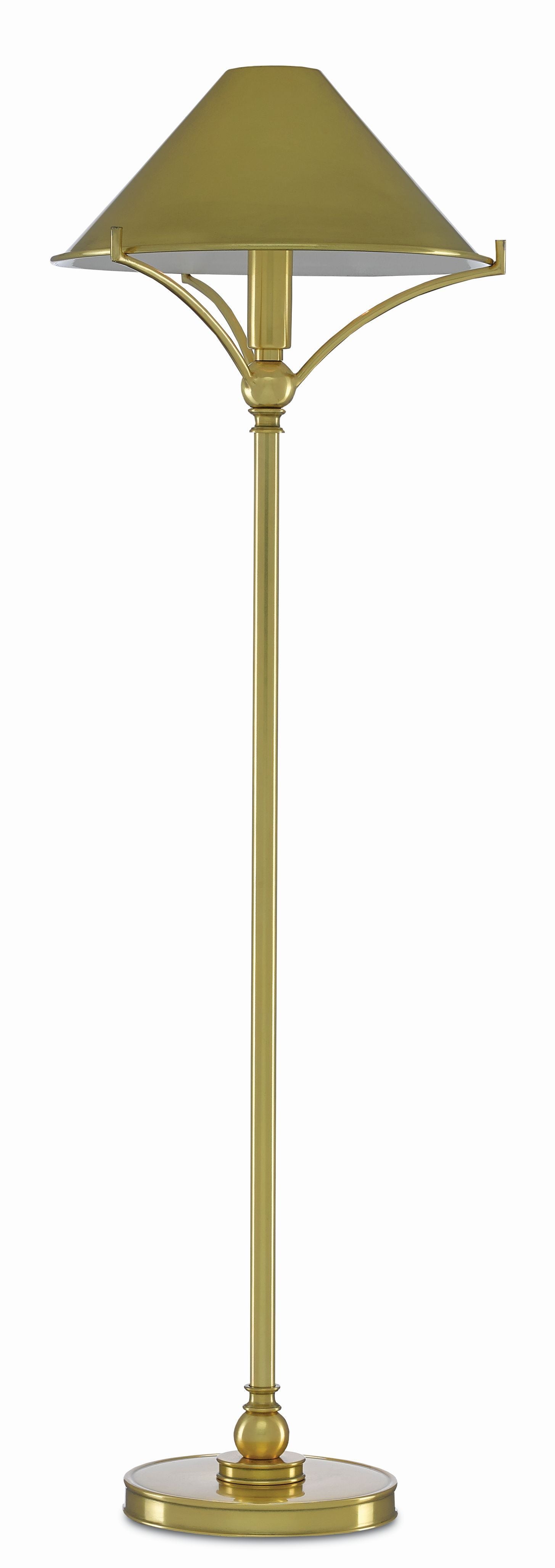 Maarla Brass Table Lamp design by Currey and Company