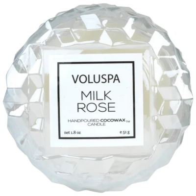 Macaron Candle in Milk Rose design by Voluspa