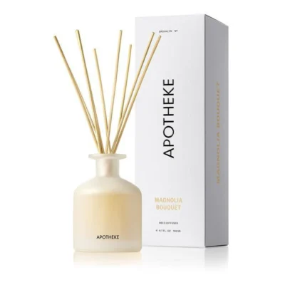 Magnolia Bouquet Reed Diffuser design by Apotheke