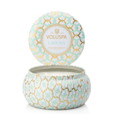 Maison Metallo 2 Wick Candle in Laguna design by Voluspa