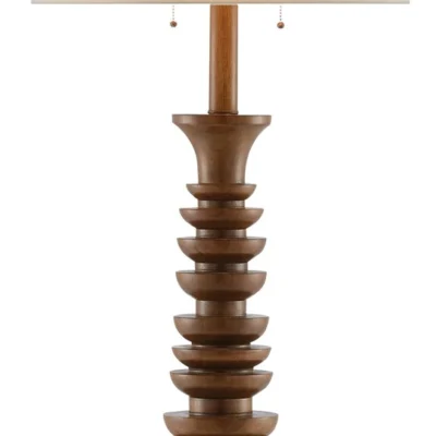 Malayan Floor Lamp design by Currey and Company