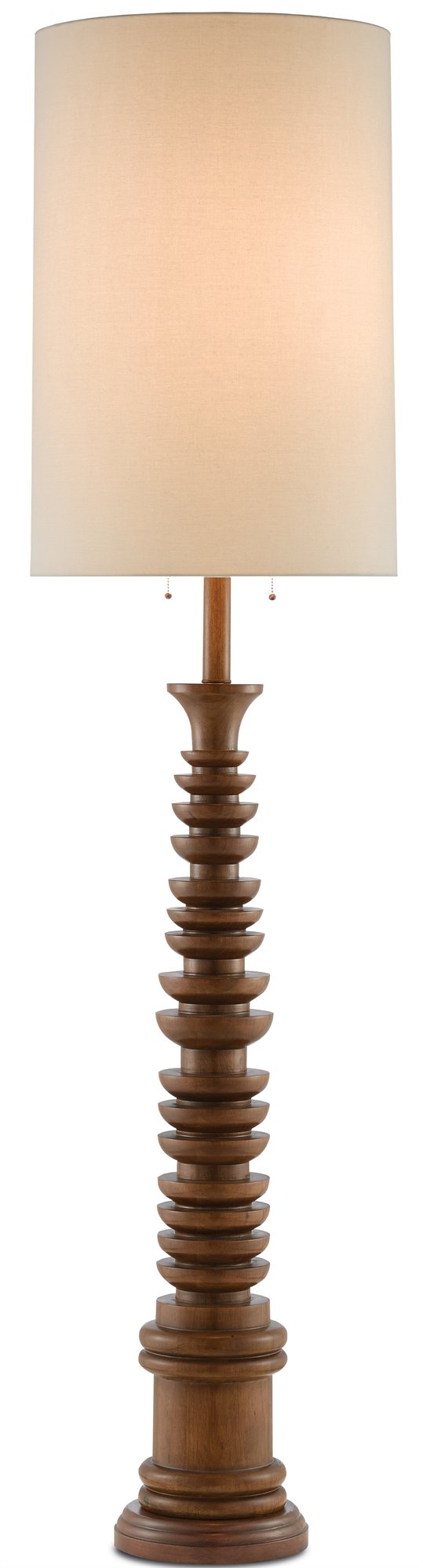 Malayan Floor Lamp design by Currey and Company