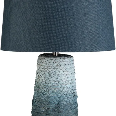 Mallory Table Lamp in Sky Blue and Pale Blue