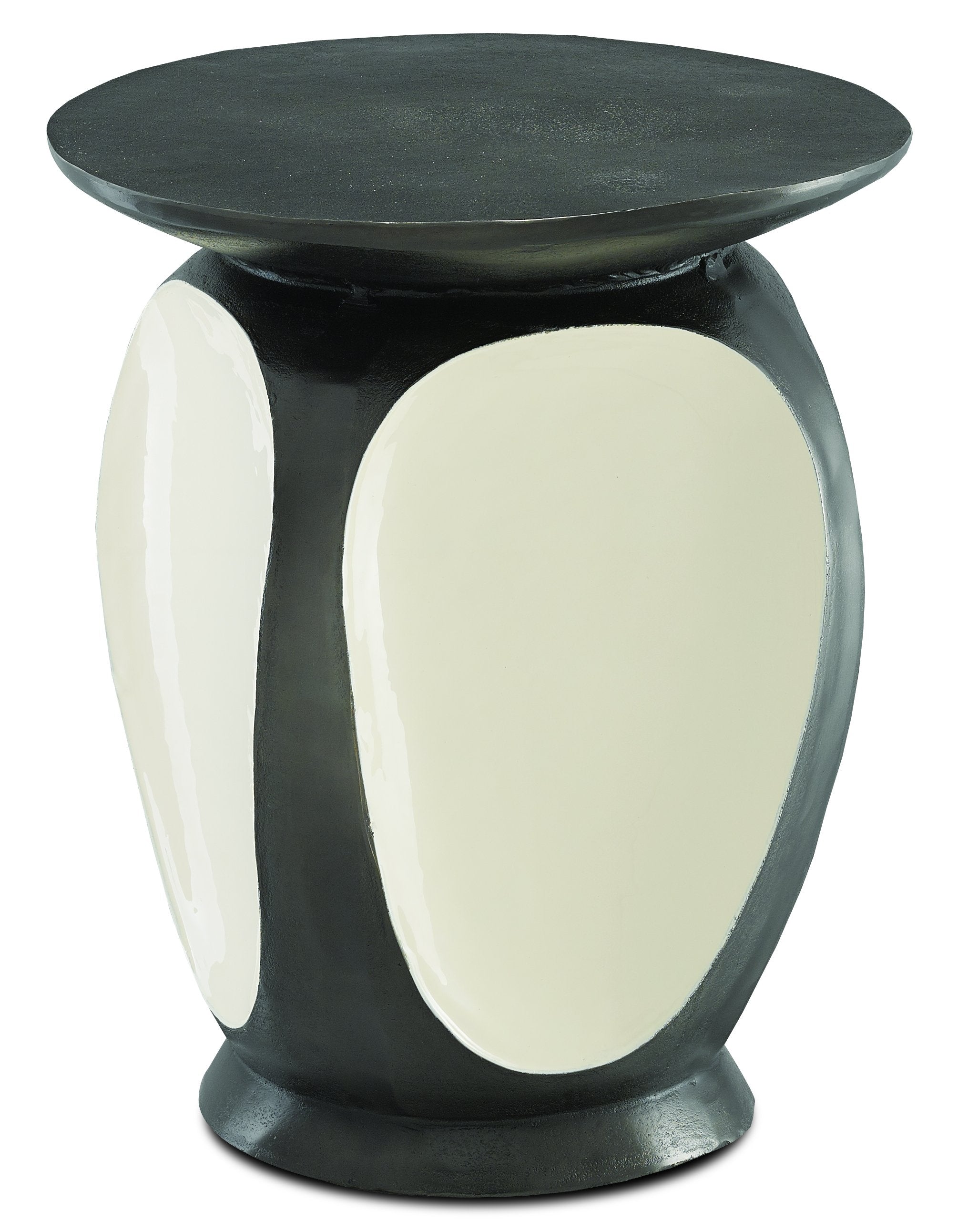 Malmo Graphite Accent Table design by Currey and Company