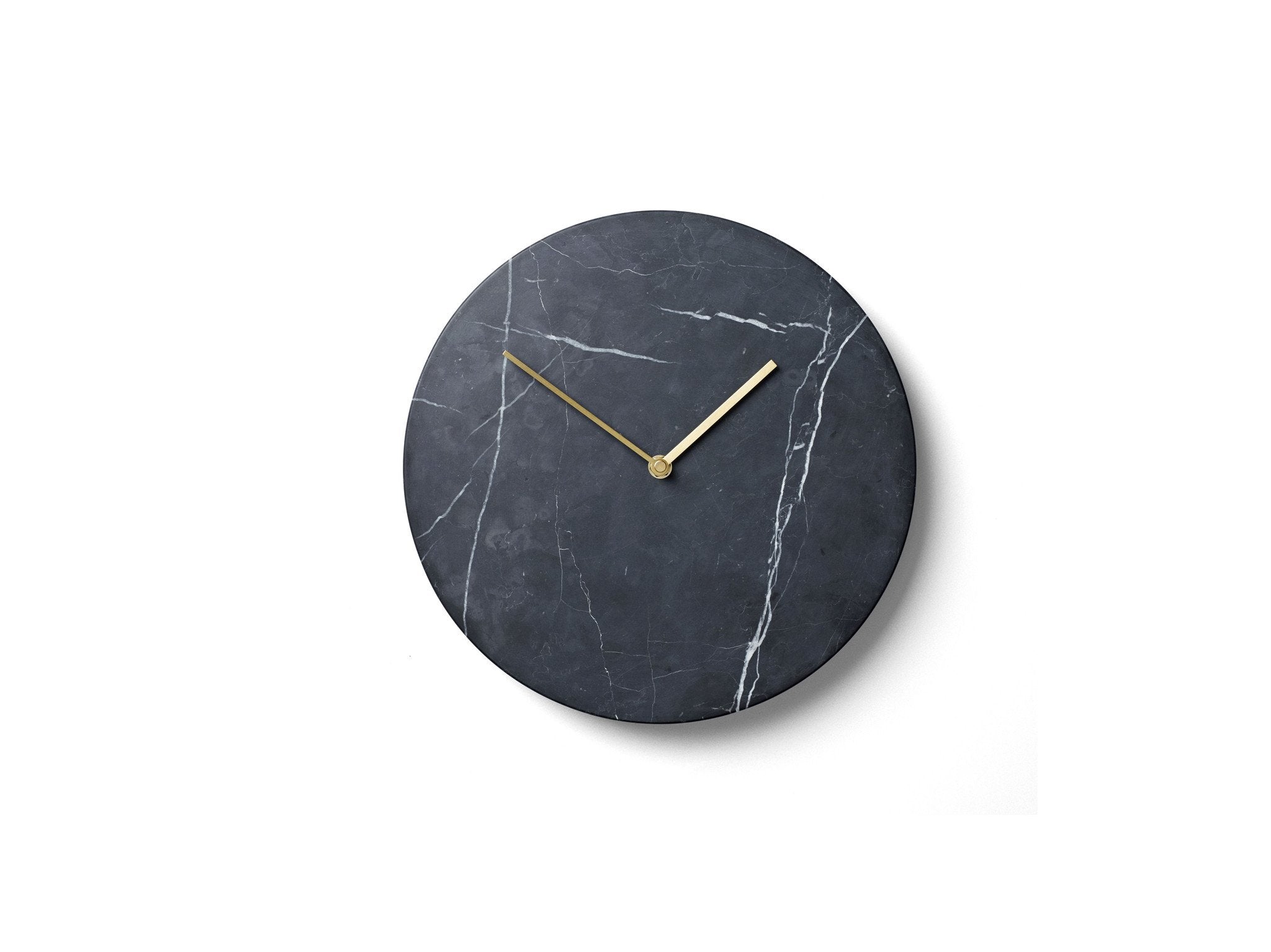 Marble Wall Clock in Black design by Menu