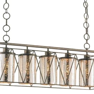 Marmande Rectangular Chandelier design by Currey and Company