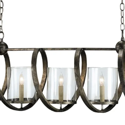 Maximus Rectangular Chandelier design by Currey and Company