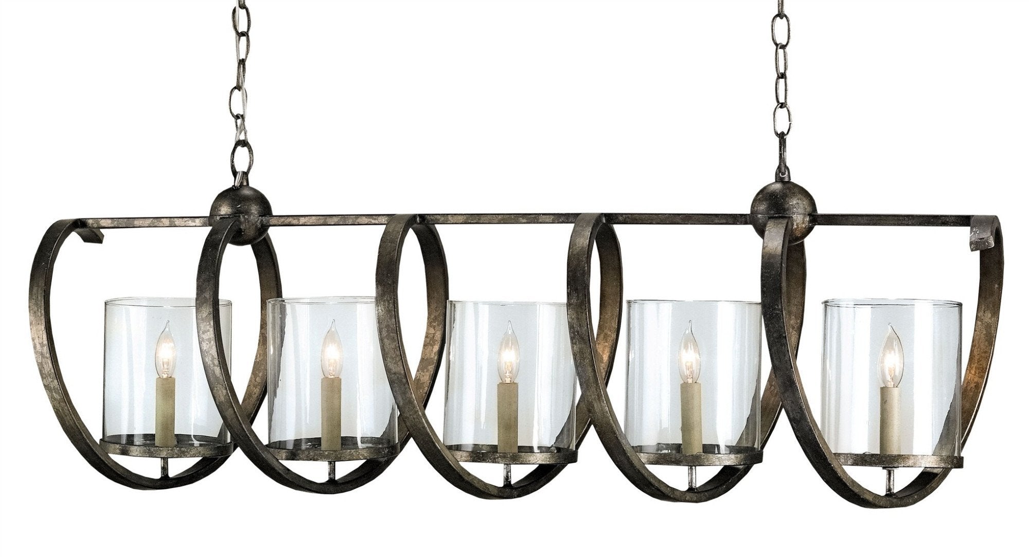 Maximus Rectangular Chandelier design by Currey and Company