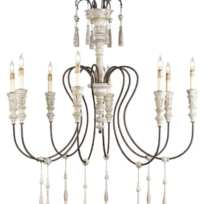 Medium Hannah Chandelier design by Currey and Company