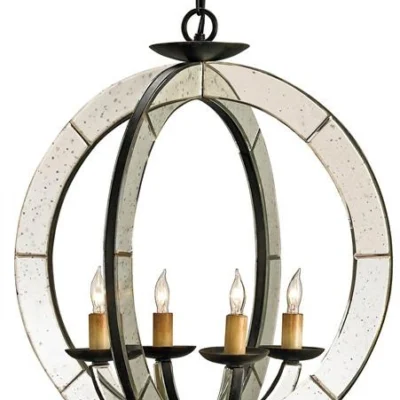 Meridian Chandelier design by Currey and Company