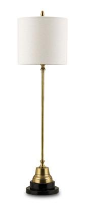 Messenger Table Lamp in Brass design by Currey and Company