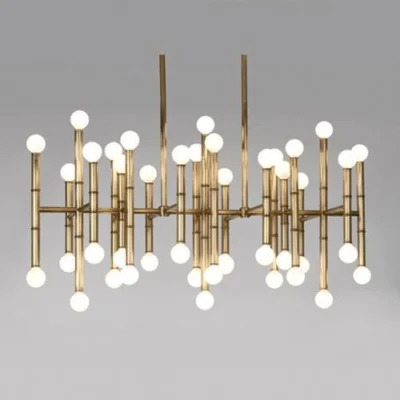 Meurice Rectangular Chandelier design by Jonathan Adler