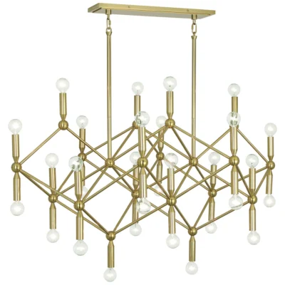 Milano Chandelier in Various Finishes design by Jonathan Adler