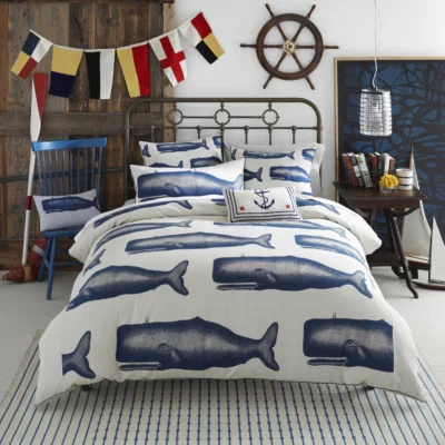 Moby Duvet Cover design by Thomas Paul