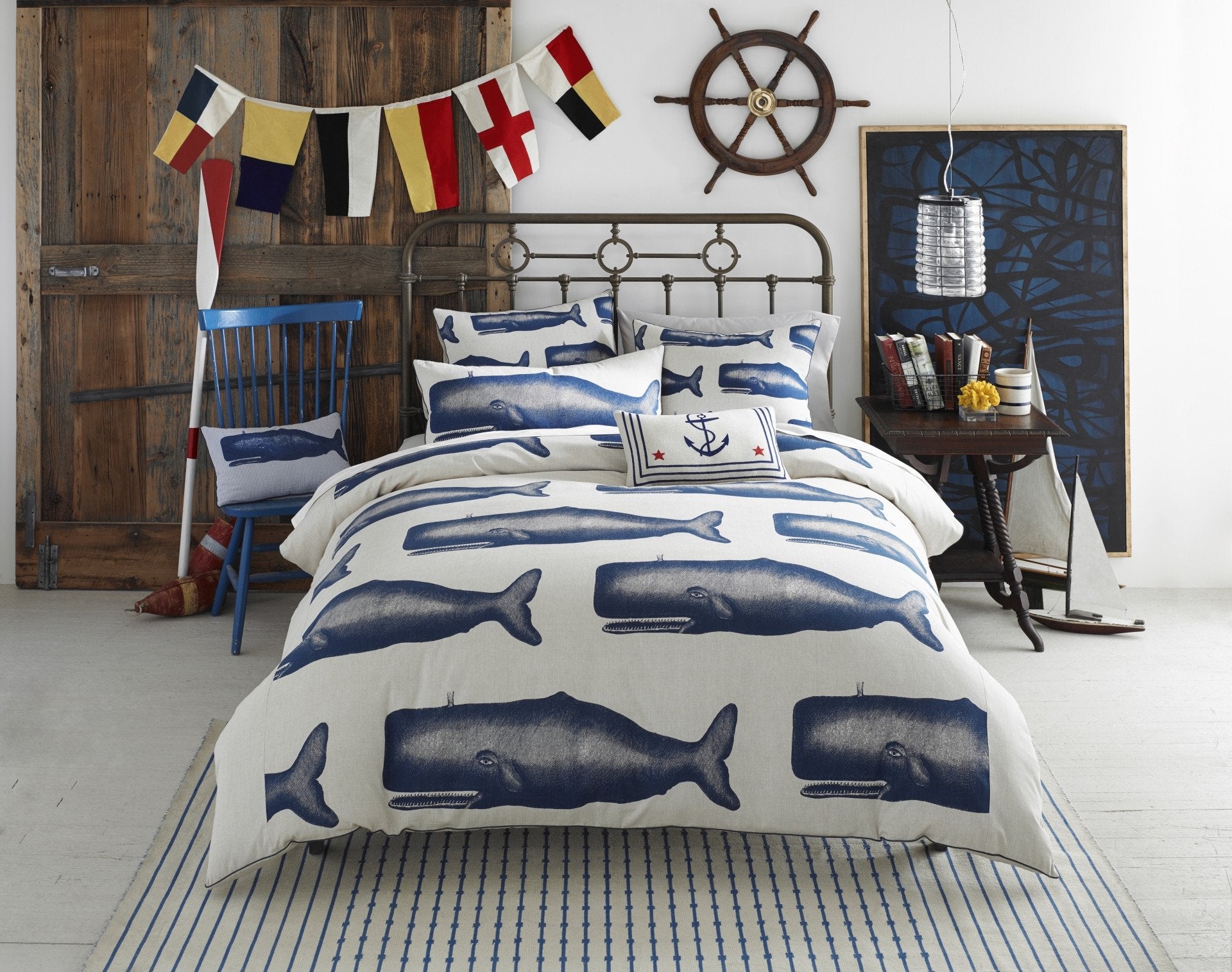 Moby Duvet Cover design by Thomas Paul