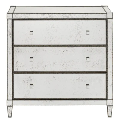 Monarch Three Drawer Chest design by Currey and Company