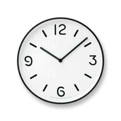 Mono Wall Clock in White design by Lemnos