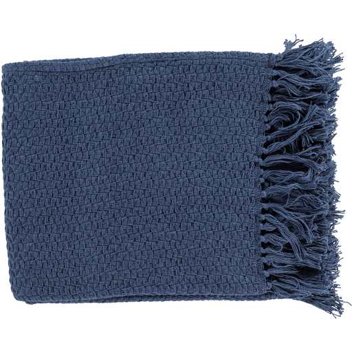 Tressa Throw in Navy