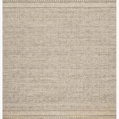 Tribu Rug in Stone and Ivory by ED Ellen DeGeneres Crafted by Loloi