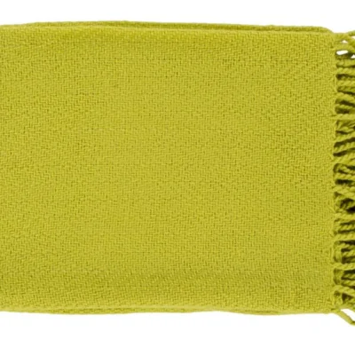 Turner Throw Blanket in Lime