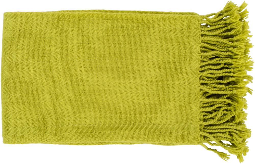 Turner Throw Blanket in Lime