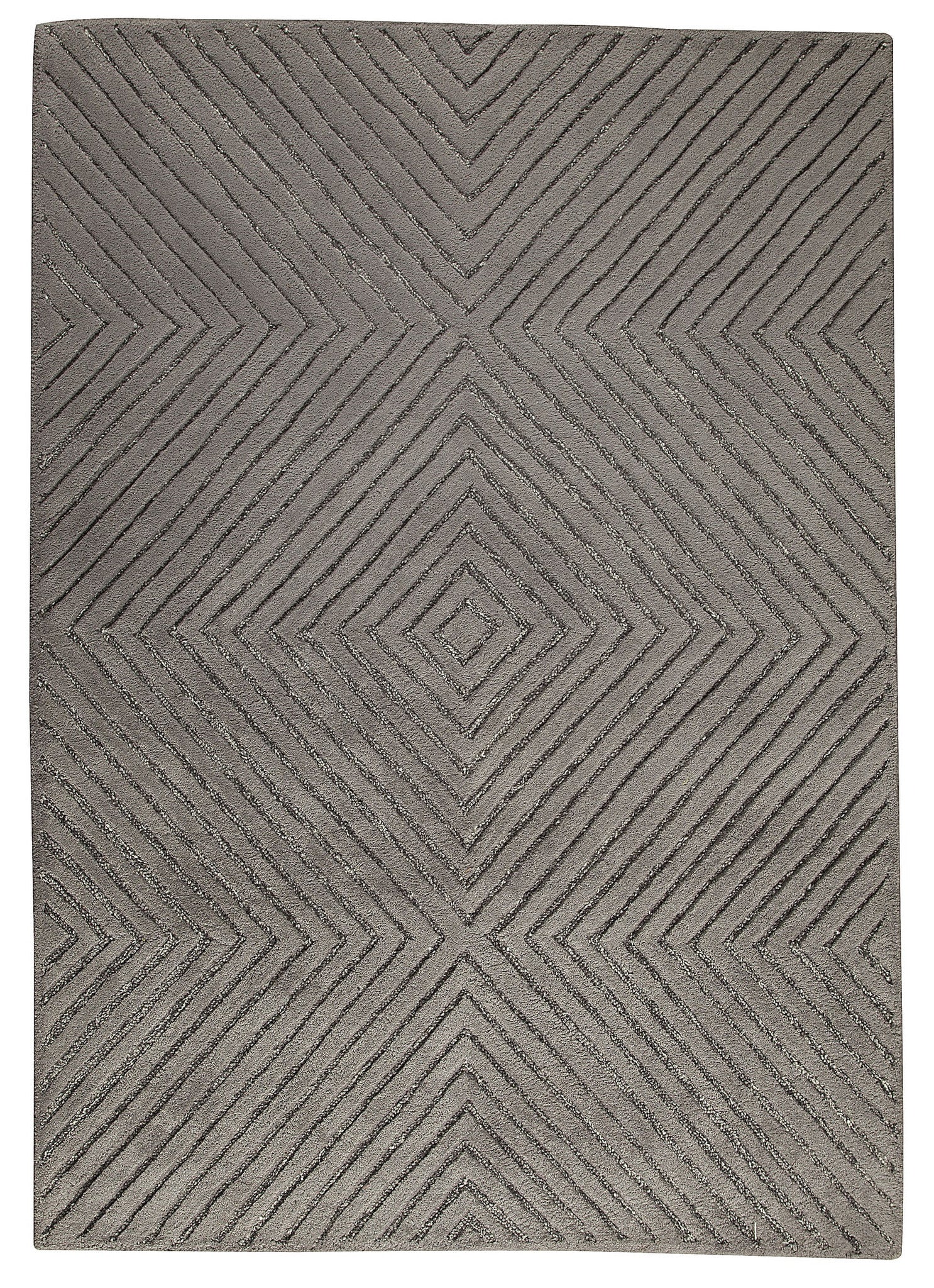 Union Square Collection Hand Tufted Wool Rug in Grey design by Mat the Basics